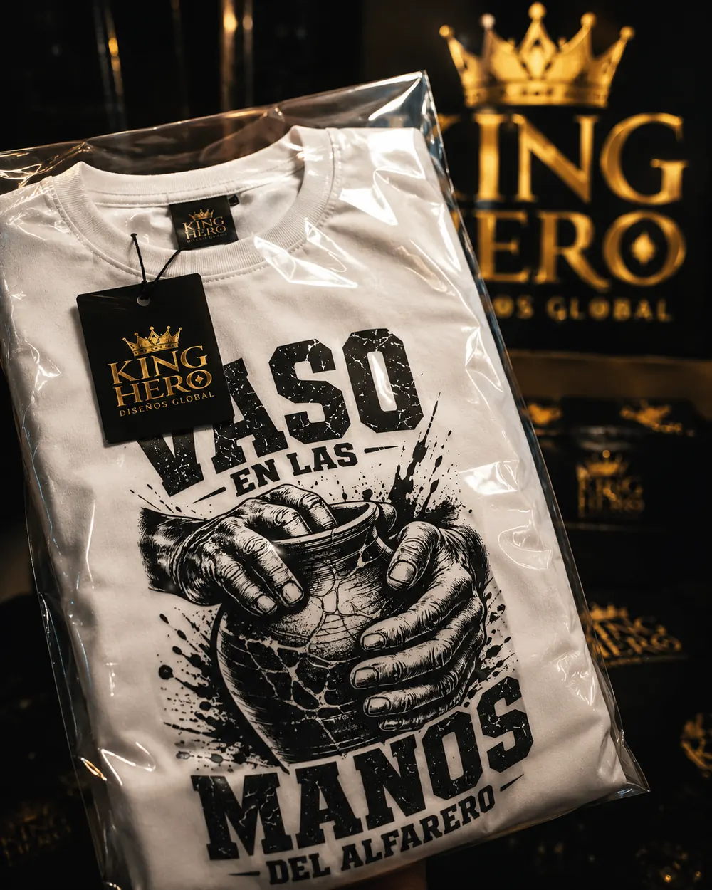 Camiseta Vaso en las manos del alfarero de King Hero
